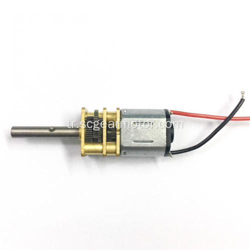 3v N10 konumlandırma pimi dc dişli motor